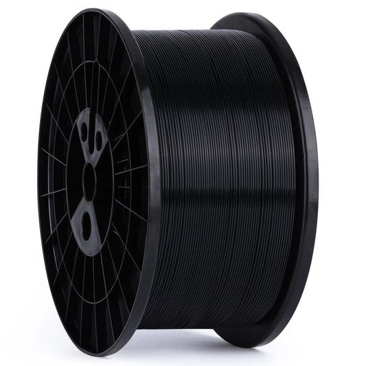 Modix 5 kg white PETg filament spool, front view